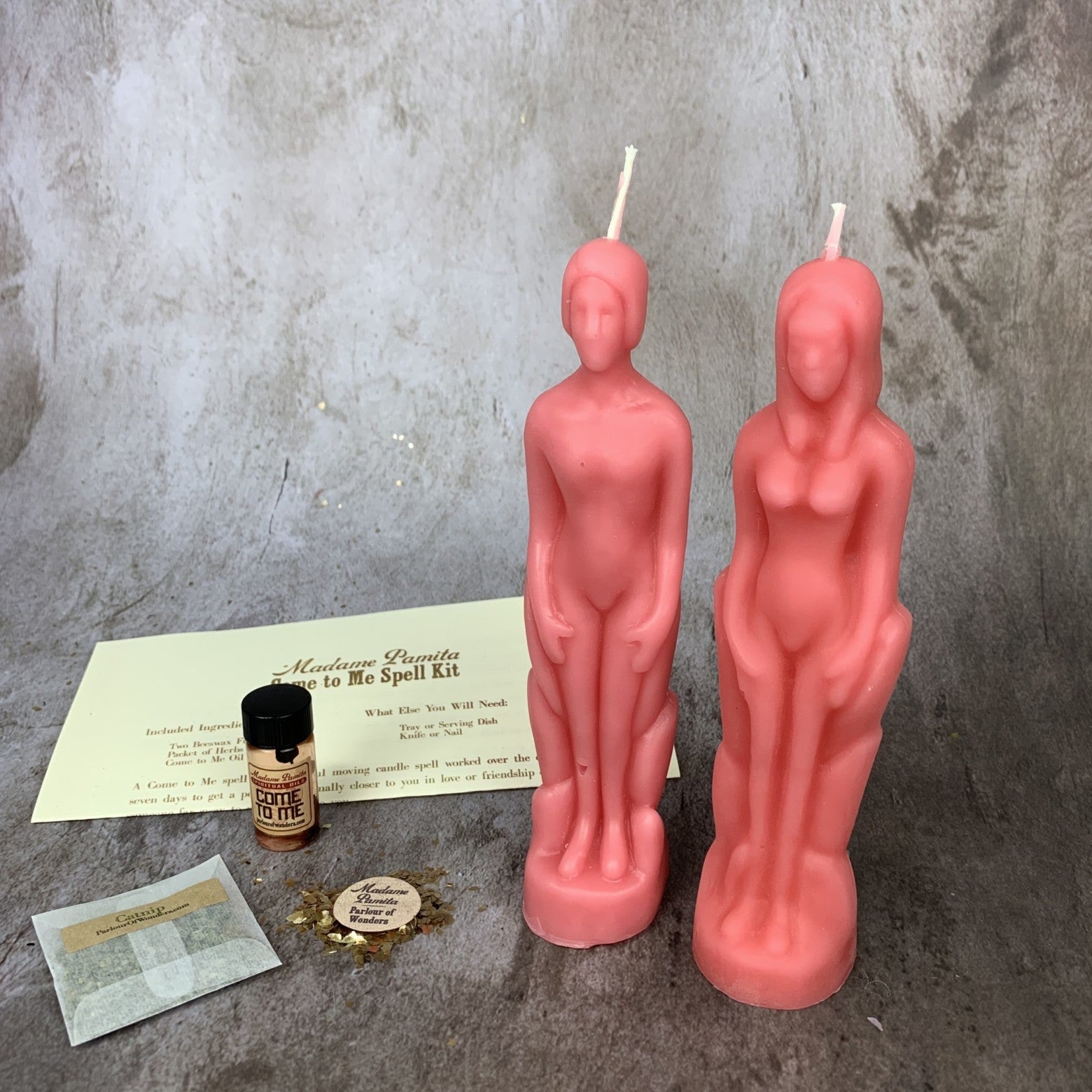 Come to Me Candle Spell Kit Human/Female - Attract Love & Passion | Candle Spell Kit | Wiccan Center