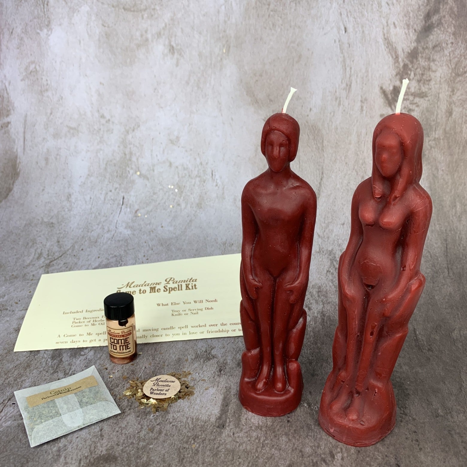 Come to Me Candle Spell Kit Human/Female - Attract Love & Passion | Candle Spell Kit | Wiccan Center