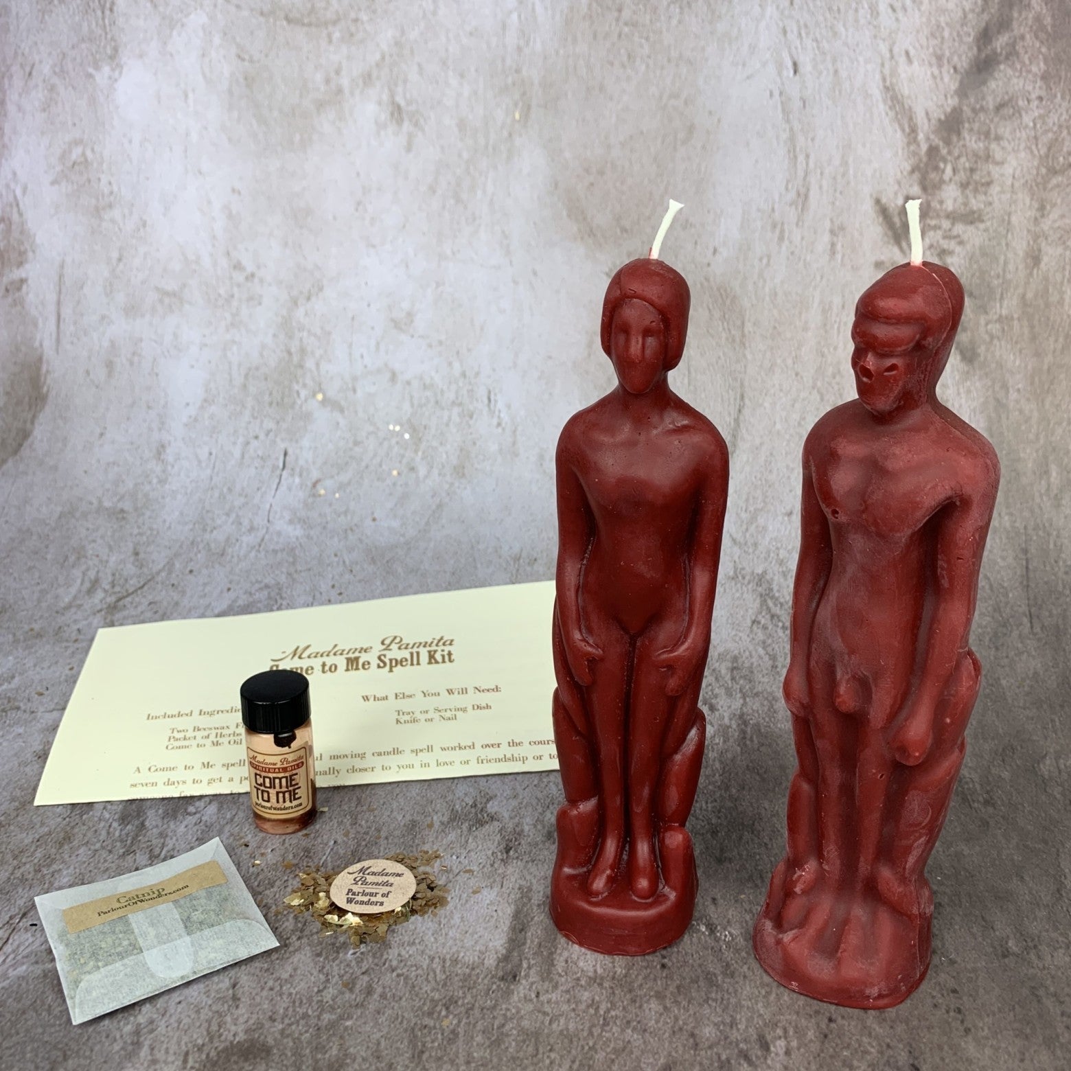 Come to Me Candle Spell Kit Human/Male - Attract Love & Passion | Candle Spell Kit | Wiccan Center