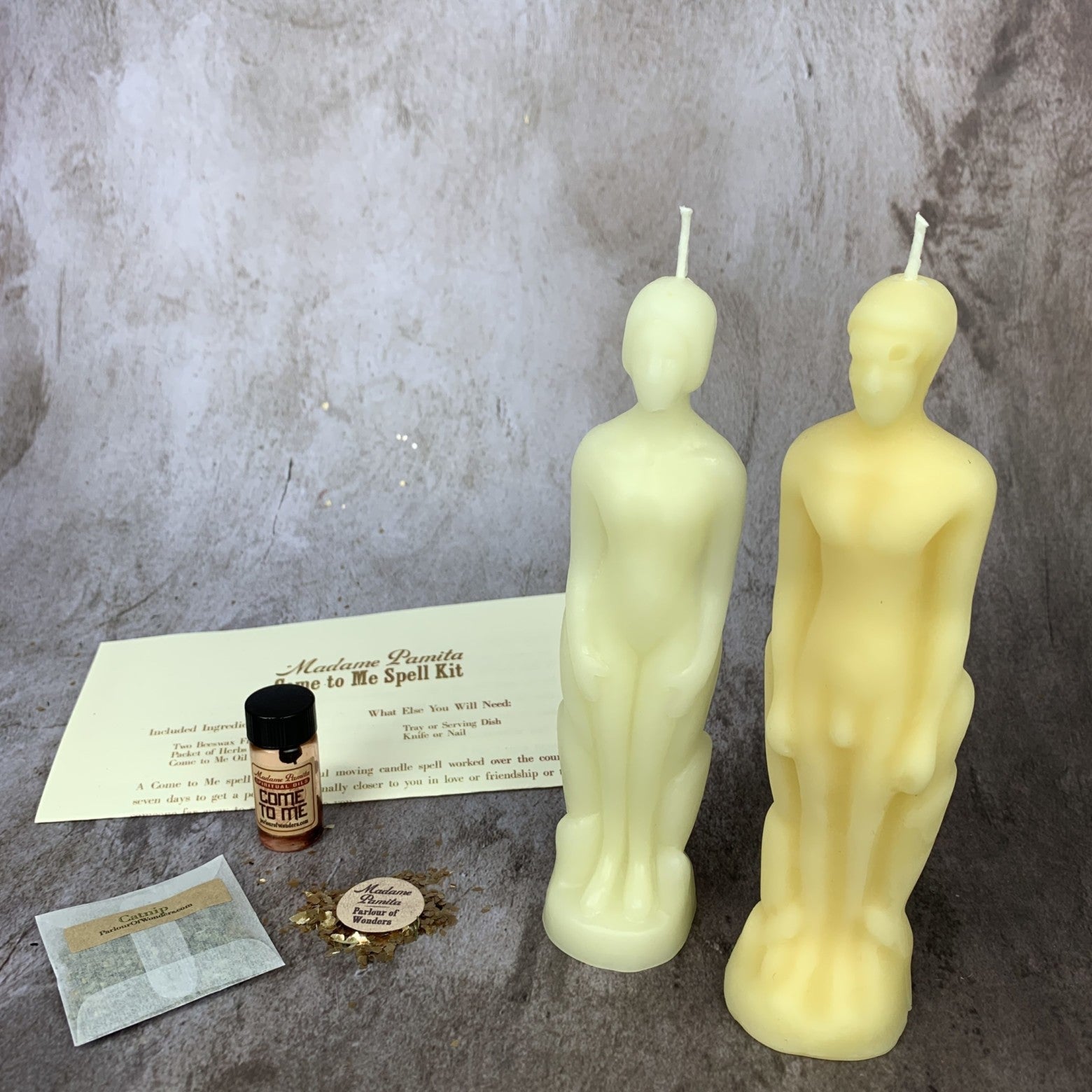 Come to Me Candle Spell Kit Human/Male - Attract Love & Passion | Candle Spell Kit | Wiccan Center