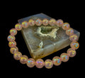 Aura Rose Quartz 8mm Reiki-Infused Love & Healing Crystal Bracelet (7.5” Medium Wrists) | | Wiccan Center