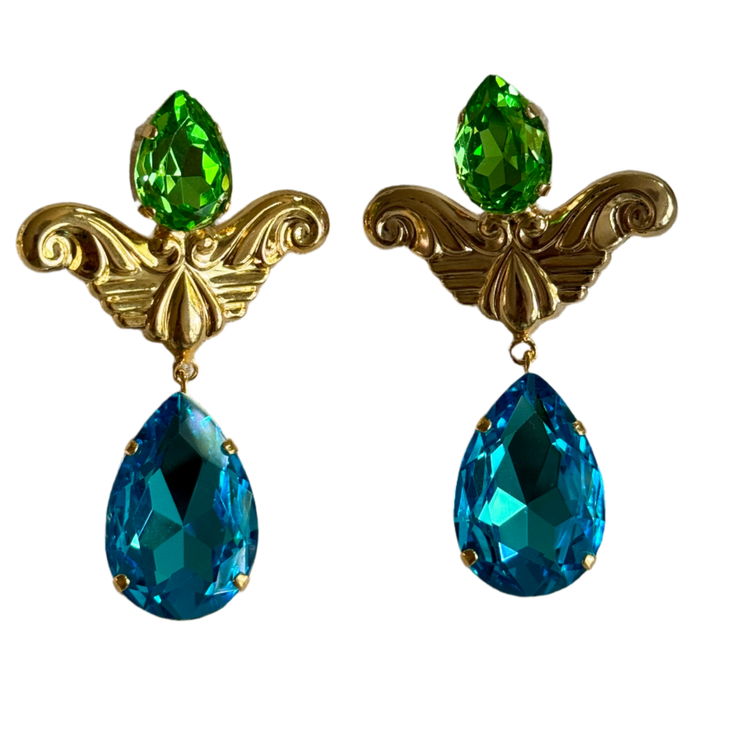 Juliette Aqua Earrings | Earrings | Wiccan Center