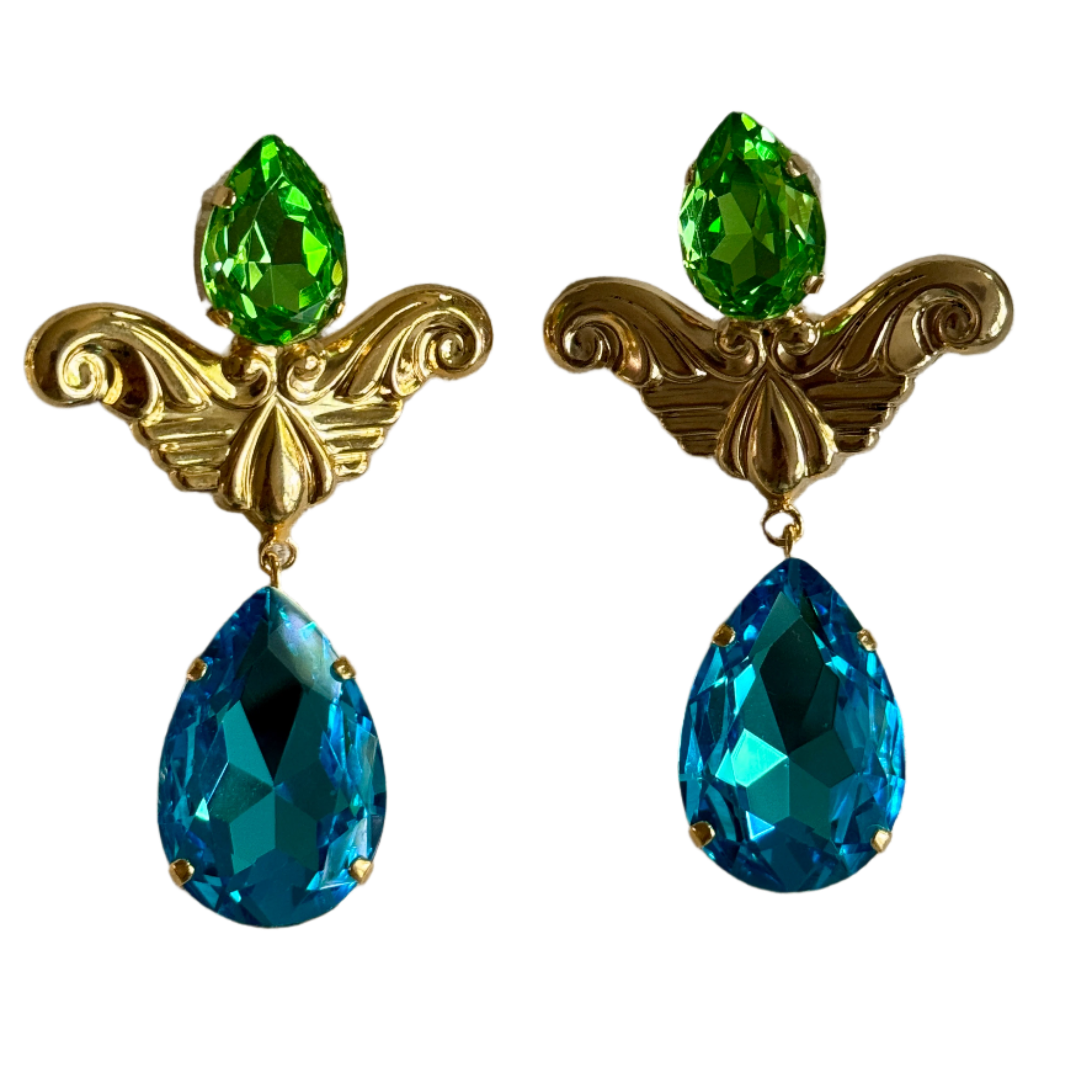 Juliette Aqua Earrings | Earrings | Wiccan Center