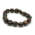 Bronzite Natural Crystal Tumbled Gemstone Energy Stretch Bracelet | Bracelets | Wiccan Center