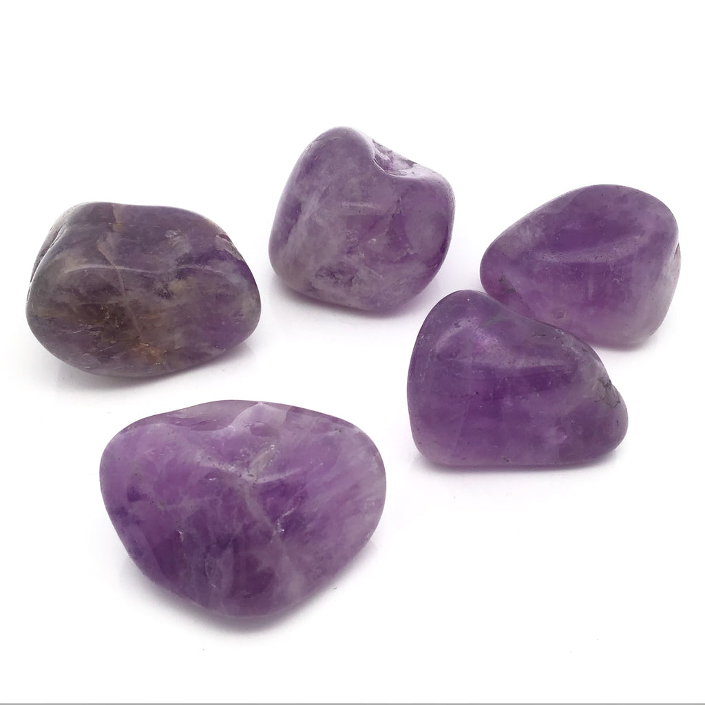 Tumbled Amethyst With Chevron Patterns 1"+ - Sold As Singles | Crystals & Minerals > Specimens | Wiccan Center