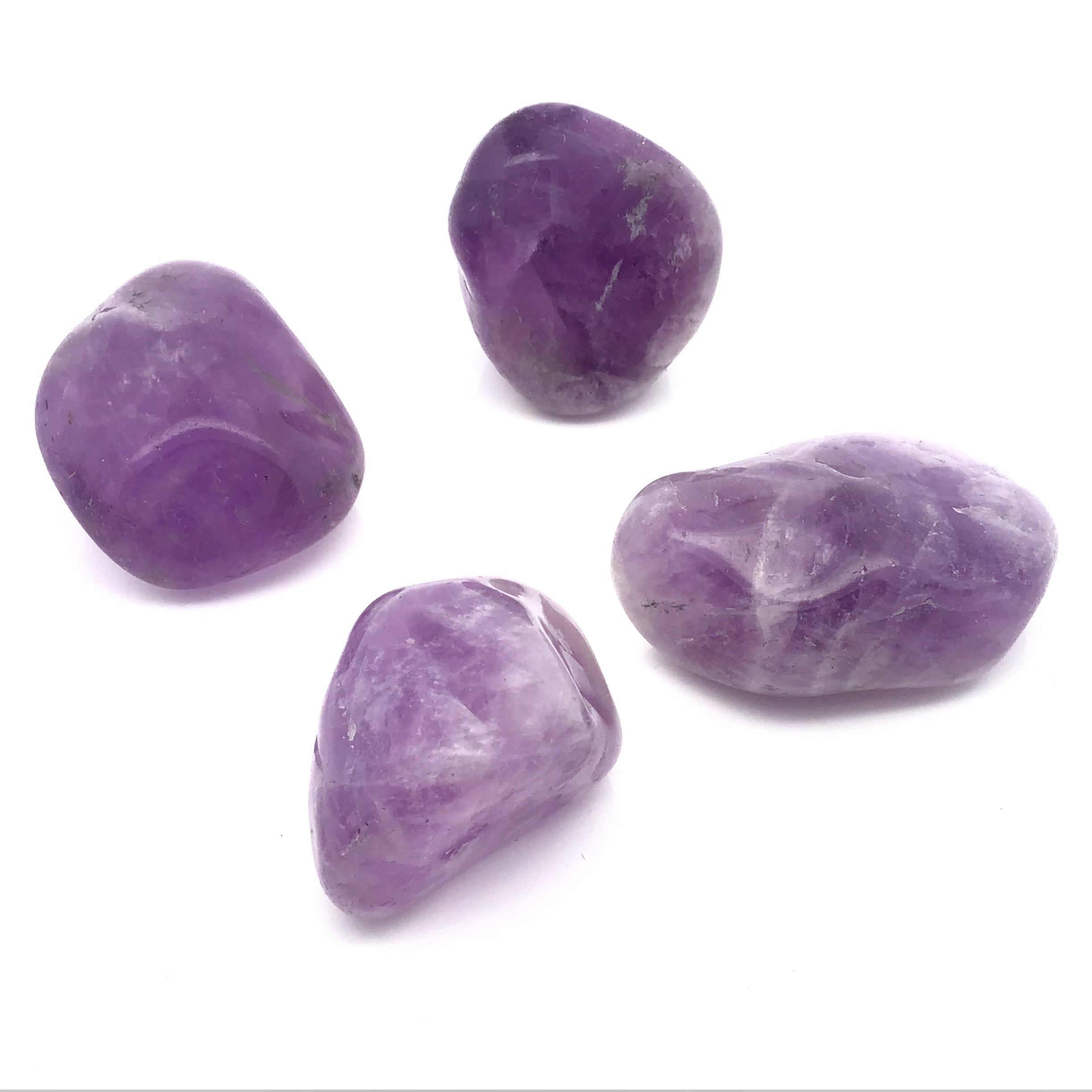 Tumbled Amethyst With Chevron Patterns 1"+ - Sold As Singles | Crystals & Minerals > Specimens | Wiccan Center