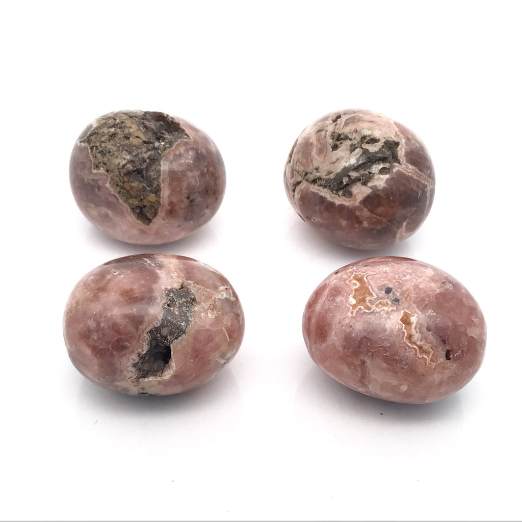 Rhodochrosite Tumbled Freeform Orbs | Crystals & Minerals > Specimens | Wiccan Center