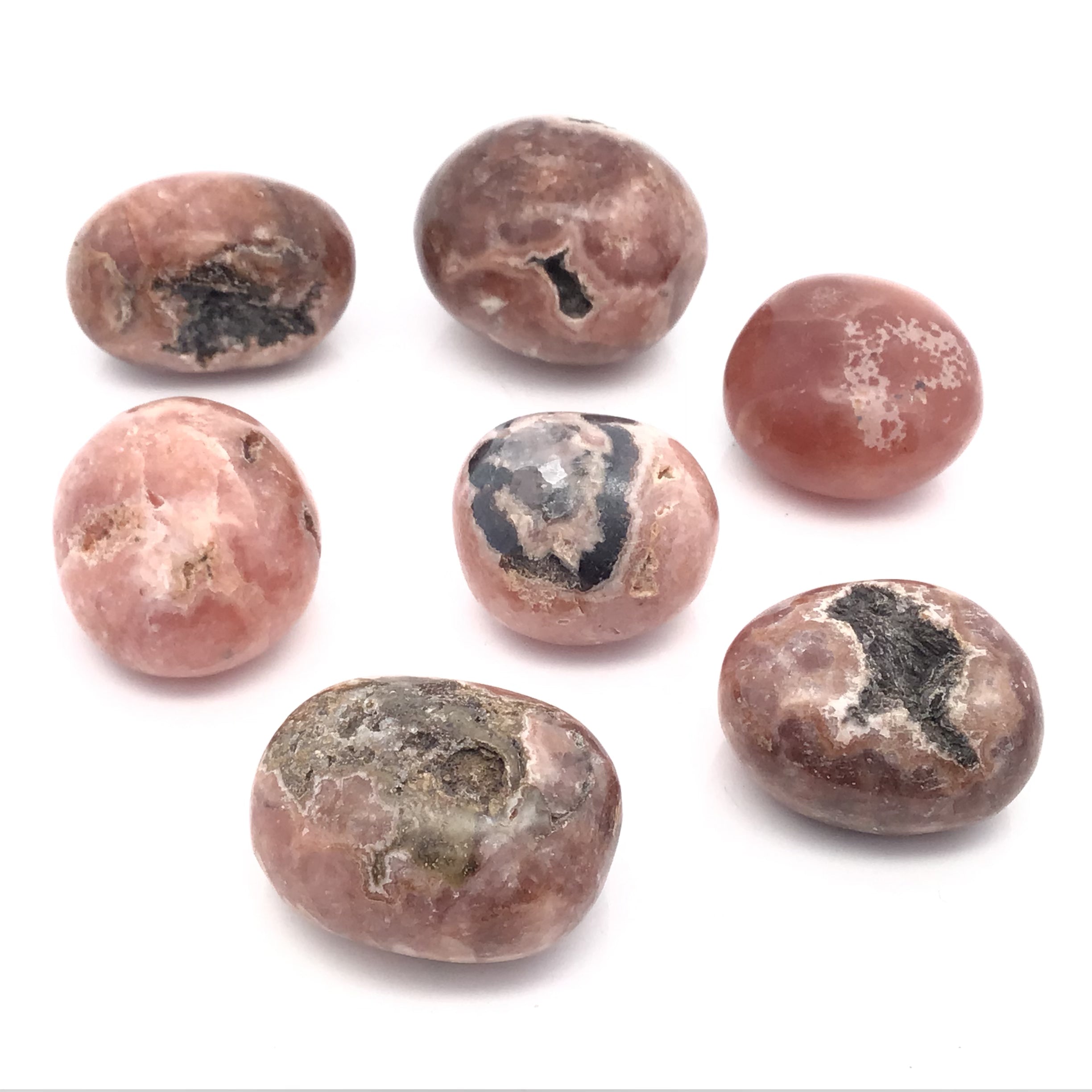 Rhodochrosite Tumbled Freeform Orbs - Small - Sold In Singles | Crystals & Minerals > Specimens | Wiccan Center
