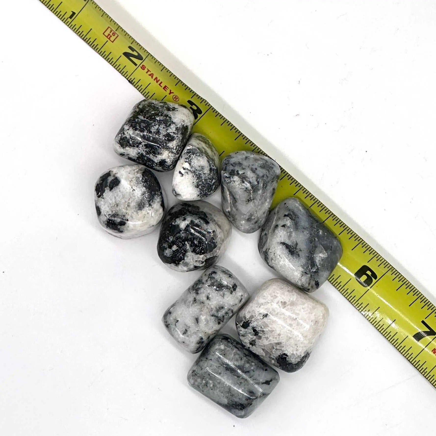 Tourmalinated Quartz (Hand Polished) Tumbled Stone | Tumbled Stones | Wiccan Center
