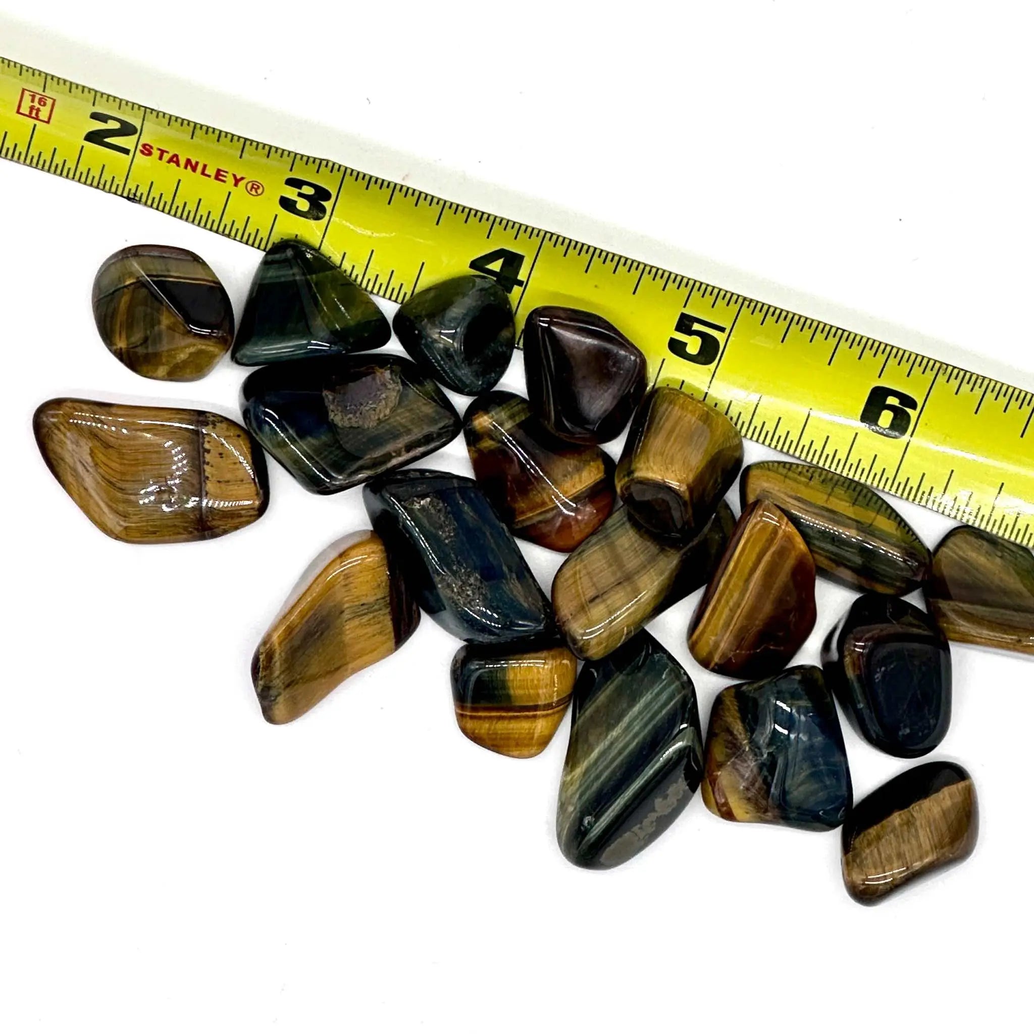 Blue Tiger Eye Tumbled Pocket Stone: Hawk’s Eye | Tumbled Stones | Wiccan Center