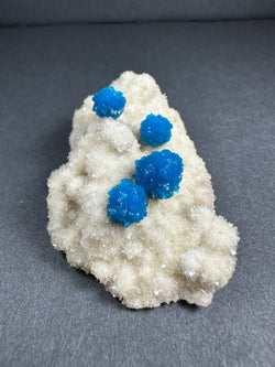 Cavansite with Stilbite on Matrix from Pune, Maharashtra, India | Minerals | Wiccan Center