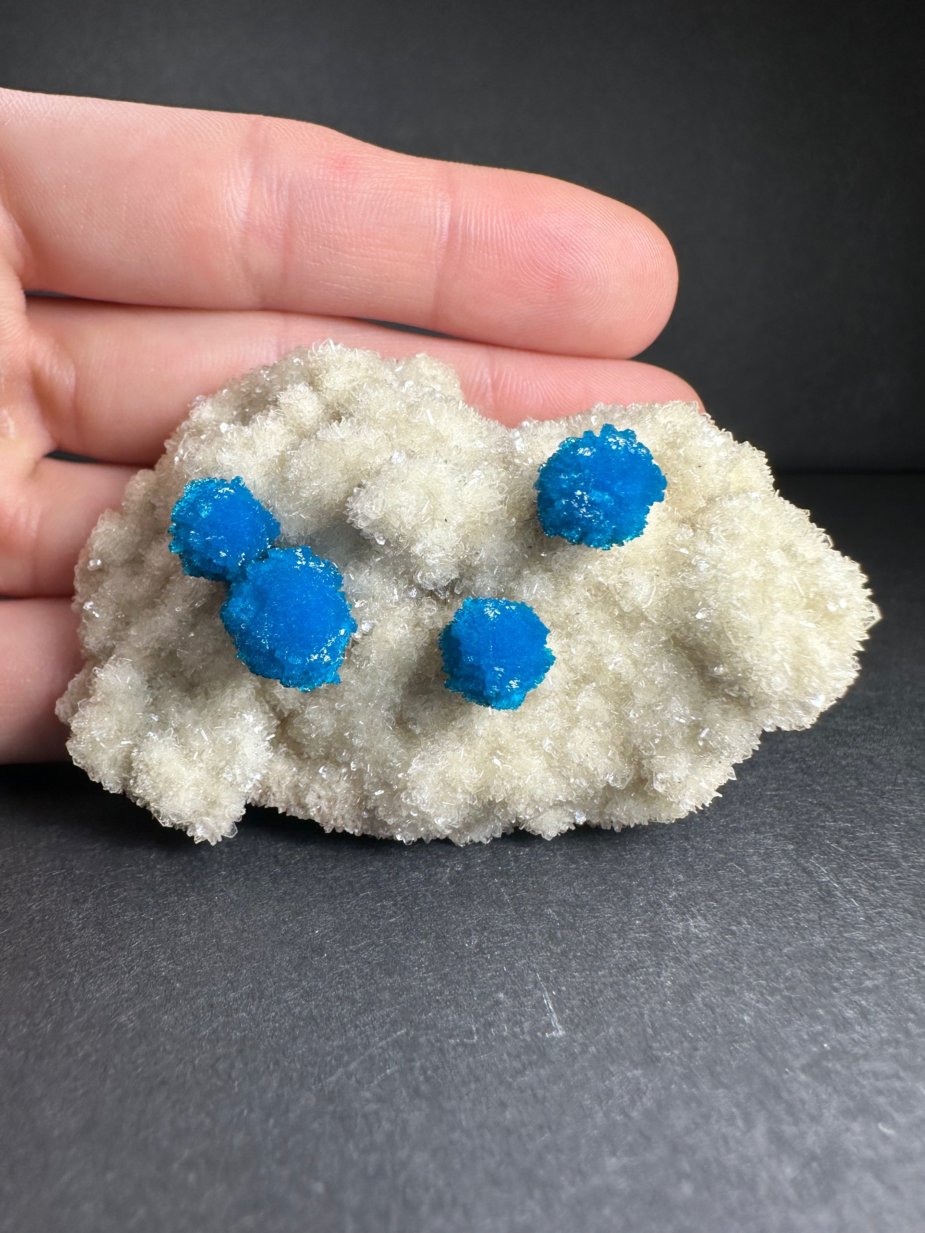 Cavansite with Stilbite on Matrix from Pune, Maharashtra, India | Minerals | Wiccan Center