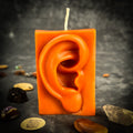 Beeswax Ex-Voto Ear Spell Candle - Healing, Being Heard & Clairaudience | Beeswax Candle | Wiccan Center