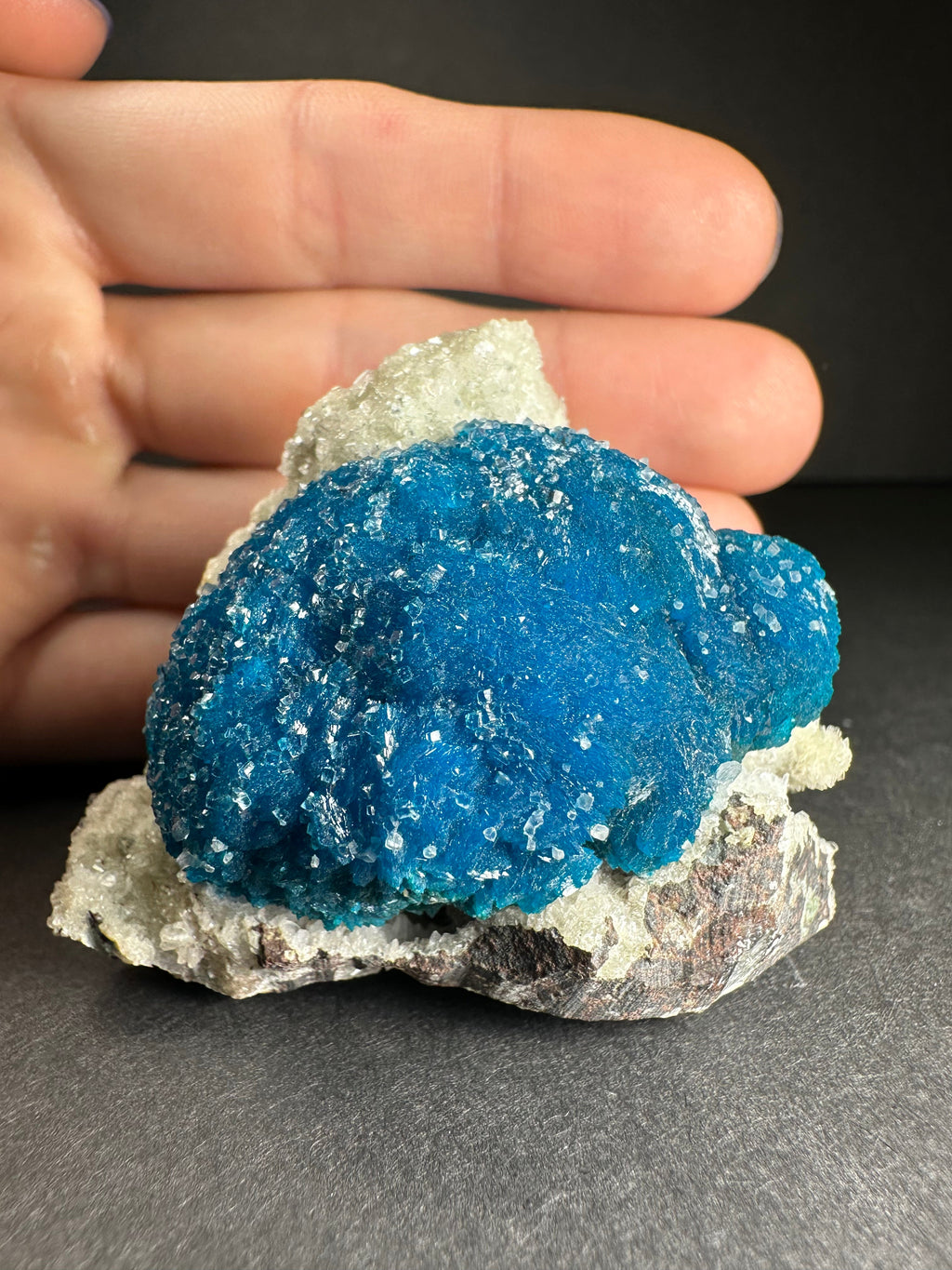 Cavansite with Stilbite on Matrix from Pune, Maharashtra, India | Minerals | Wiccan Center