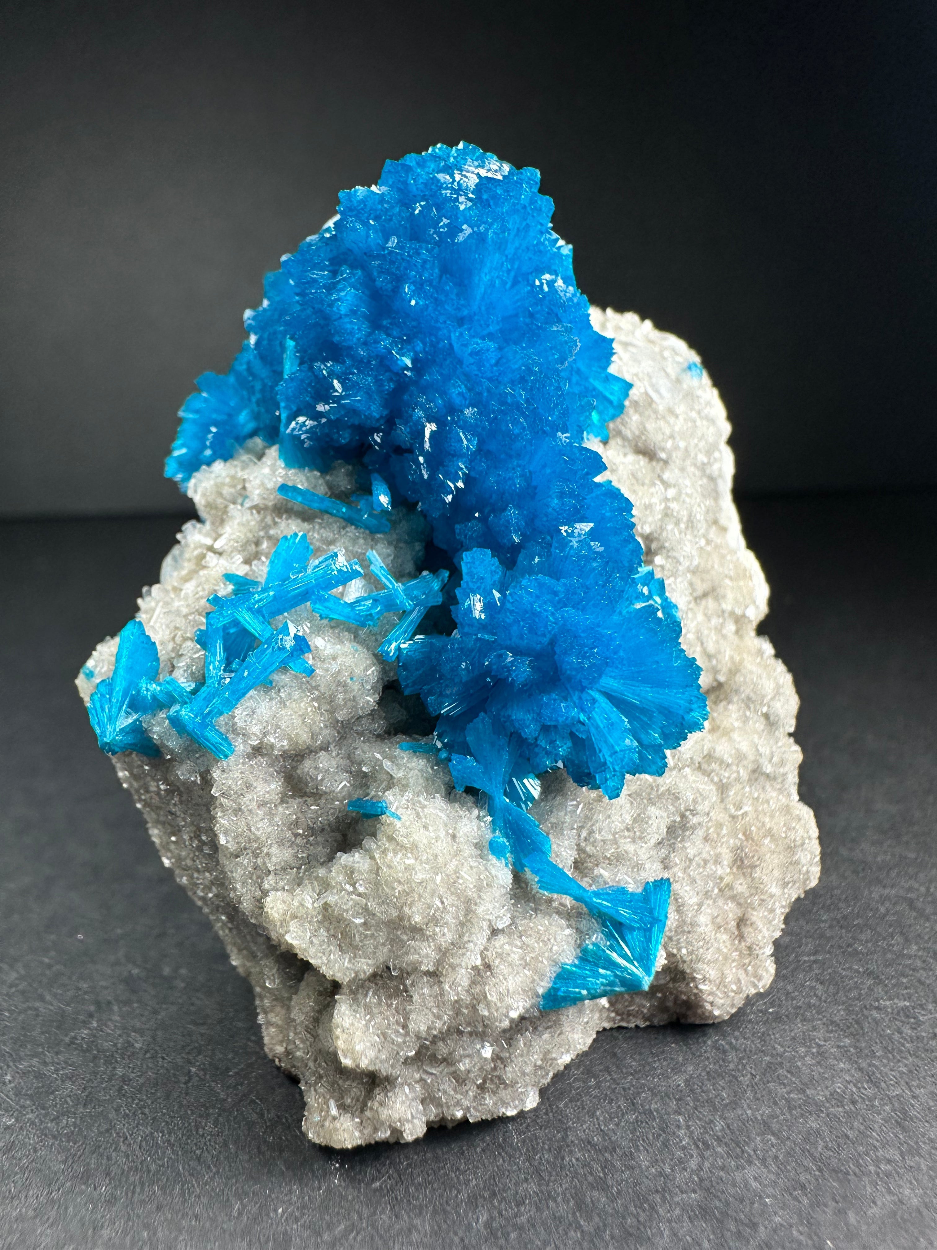 Cavansite with Stilbite on Matrix from Pune, Maharashtra, India | Minerals | Wiccan Center