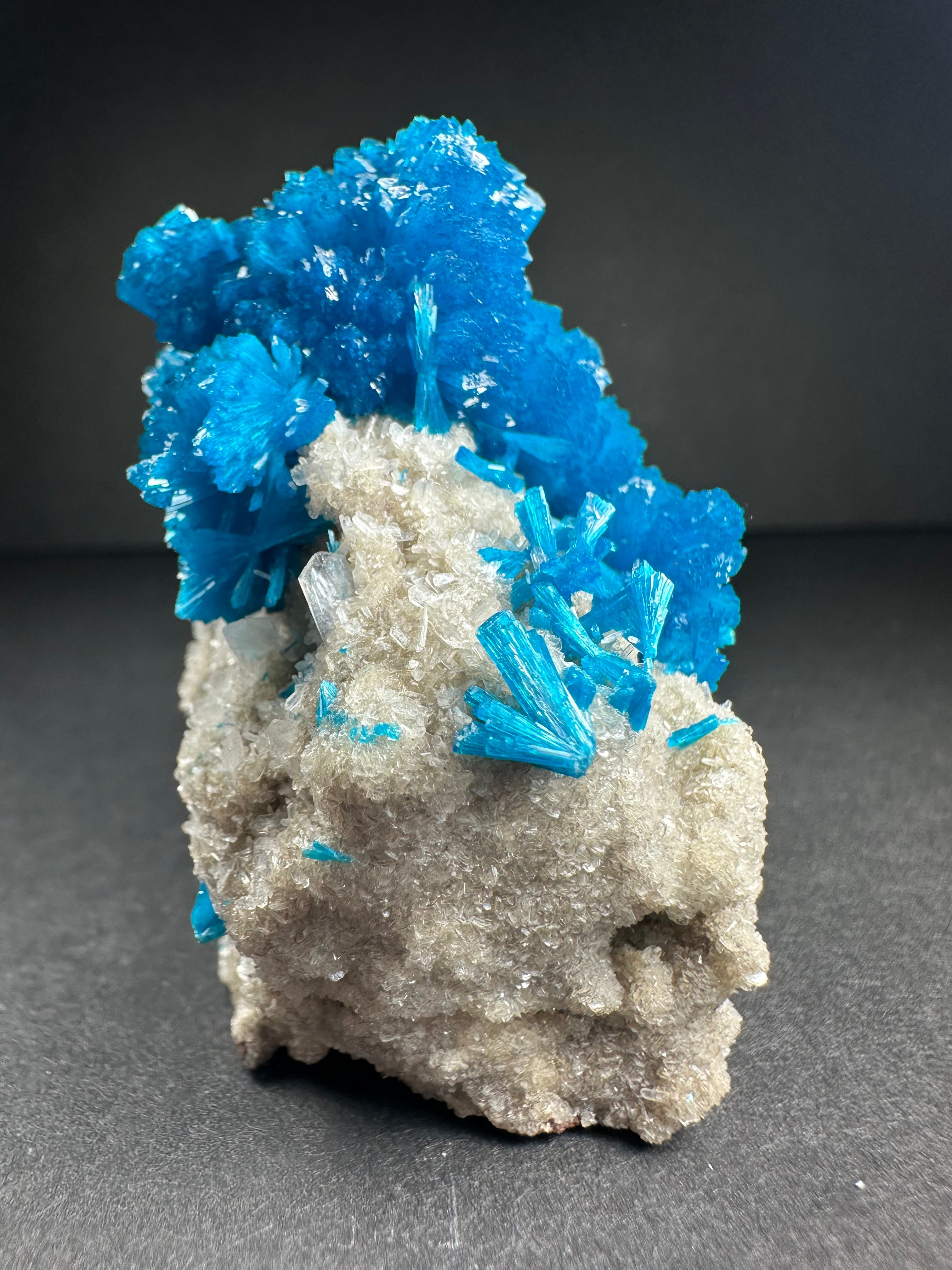 Cavansite with Stilbite on Matrix from Pune, Maharashtra, India | Minerals | Wiccan Center