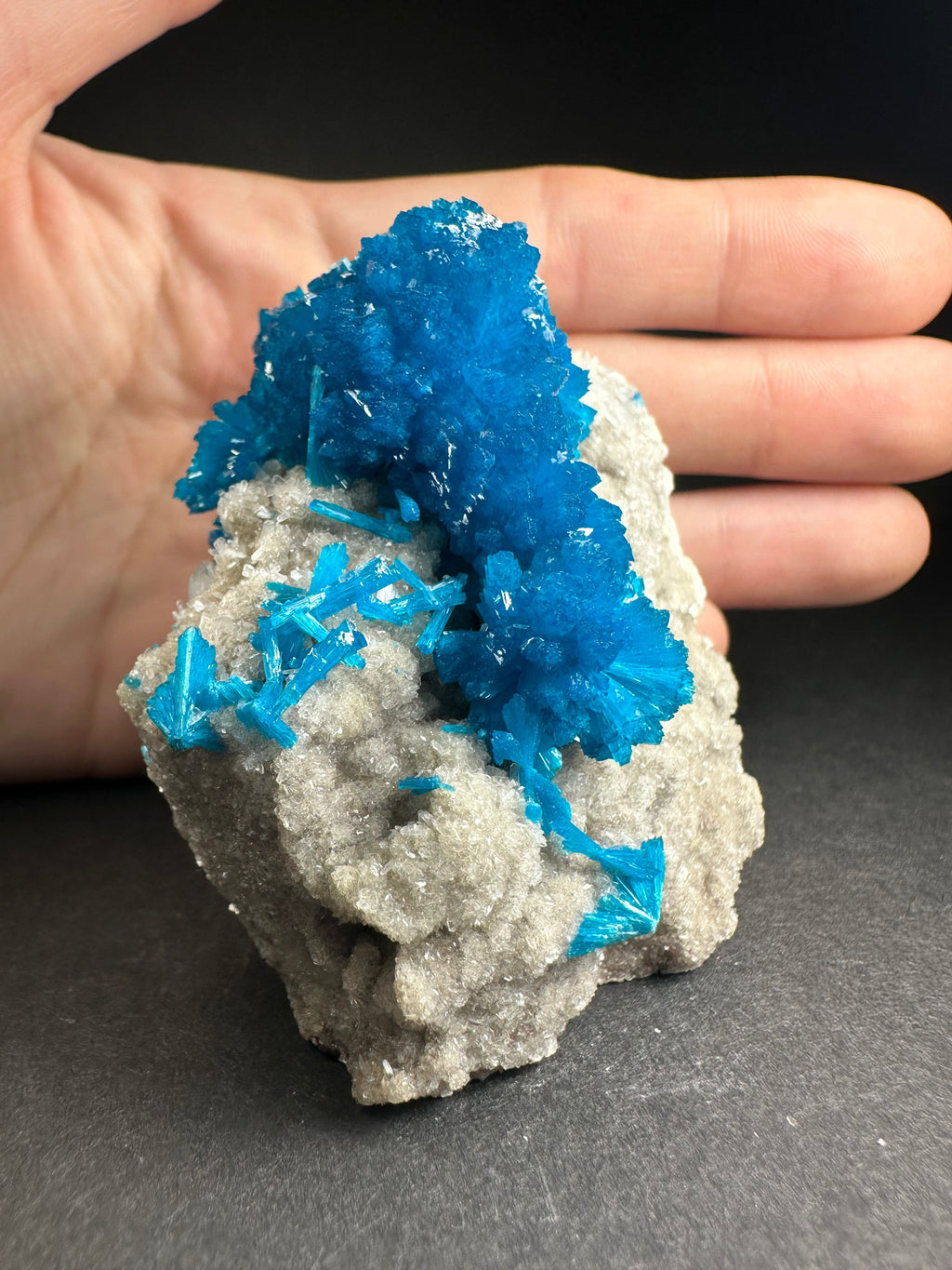Cavansite with Stilbite on Matrix from Pune, Maharashtra, India | Minerals | Wiccan Center