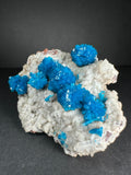 Cavansite with Stilbite on Matrix from Pune, Maharashtra, India | Minerals | Wiccan Center