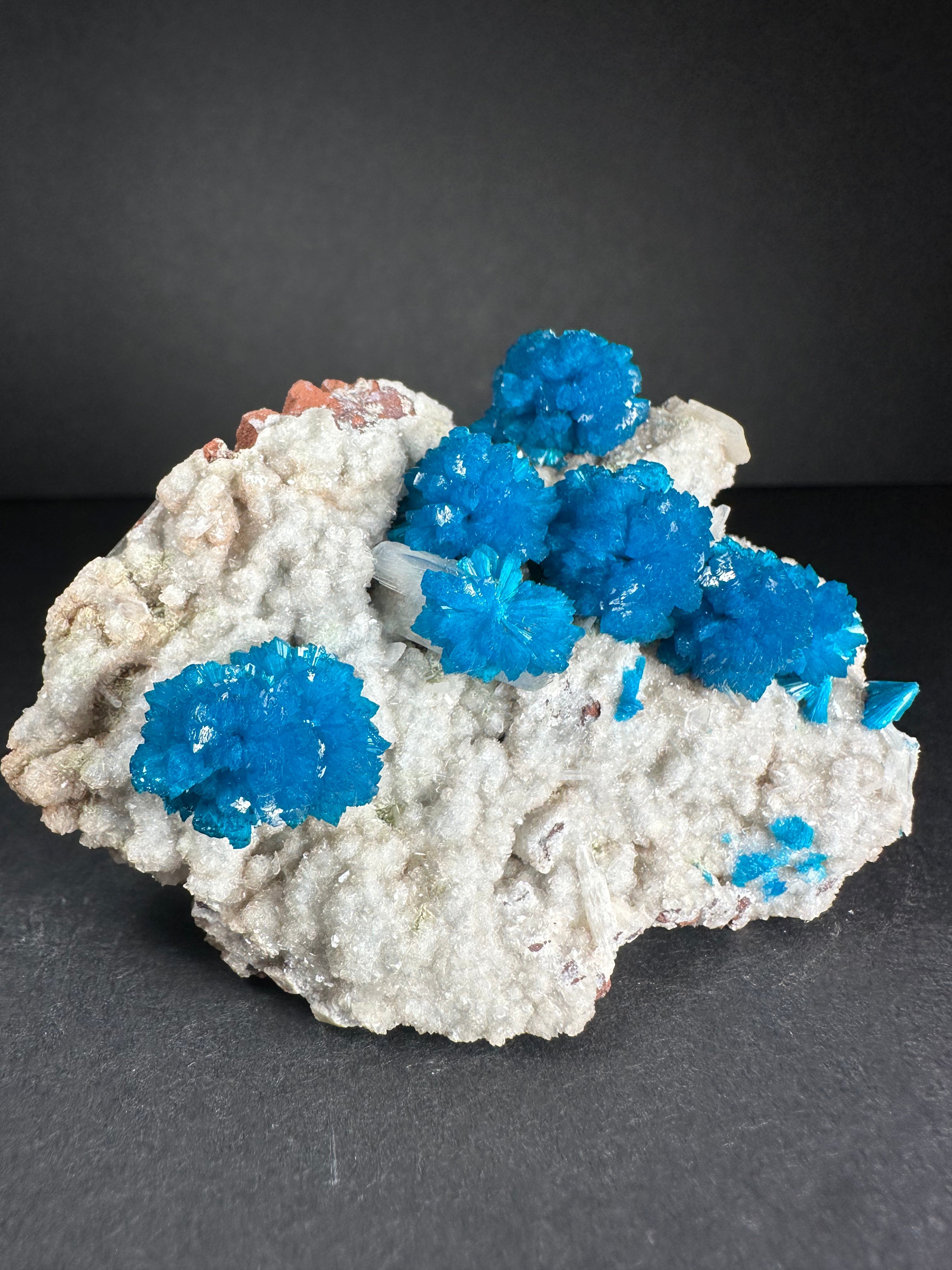 Cavansite with Stilbite on Matrix from Pune, Maharashtra, India | Minerals | Wiccan Center