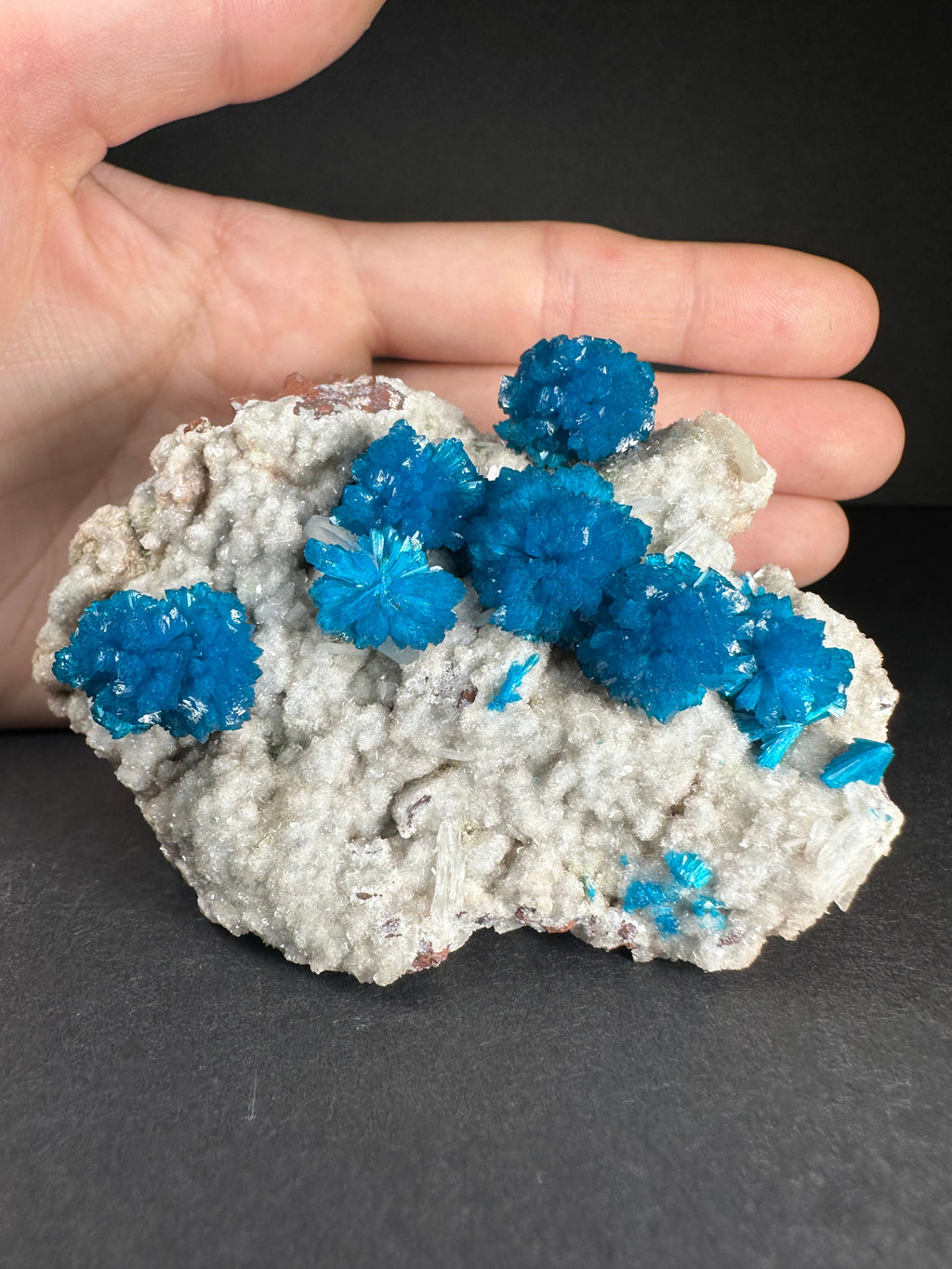 Cavansite with Stilbite on Matrix from Pune, Maharashtra, India | Minerals | Wiccan Center