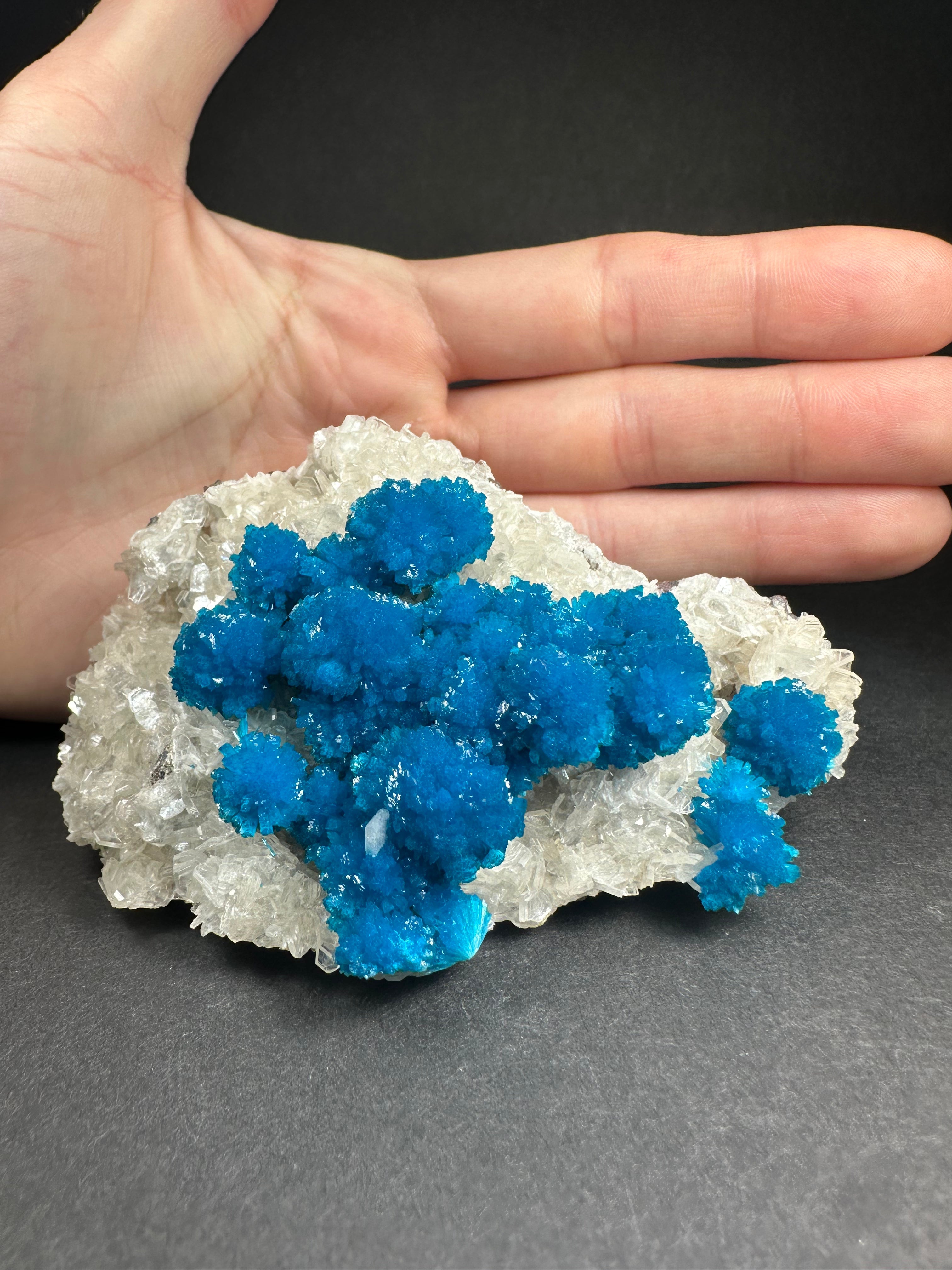 Cavansite with Stilbite on Matrix from Pune, Maharashtra, India | Minerals | Wiccan Center