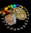 7 Chakra & Black Onyx Reiki-Infused Balance & Protection Bracelet (Medium Wrist) | | Wiccan Center