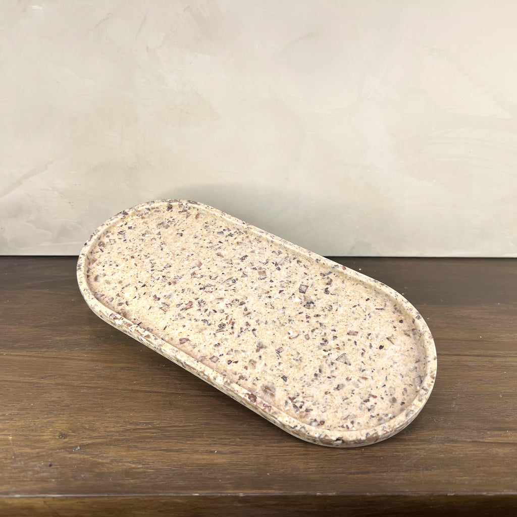 Upcycled Oval Tray: Coffee Bean Husk | Tray | Wiccan Center