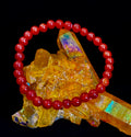 Red Onyx Bracelet – Grounding & Strength Natural Stone Beads | | Wiccan Center