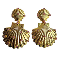 Gigi Pink Shell Earrings
