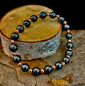 Copper & Hematite Bracelet – Grounding, Strength & Energy Balance (Large Wrists) | | Wiccan Center