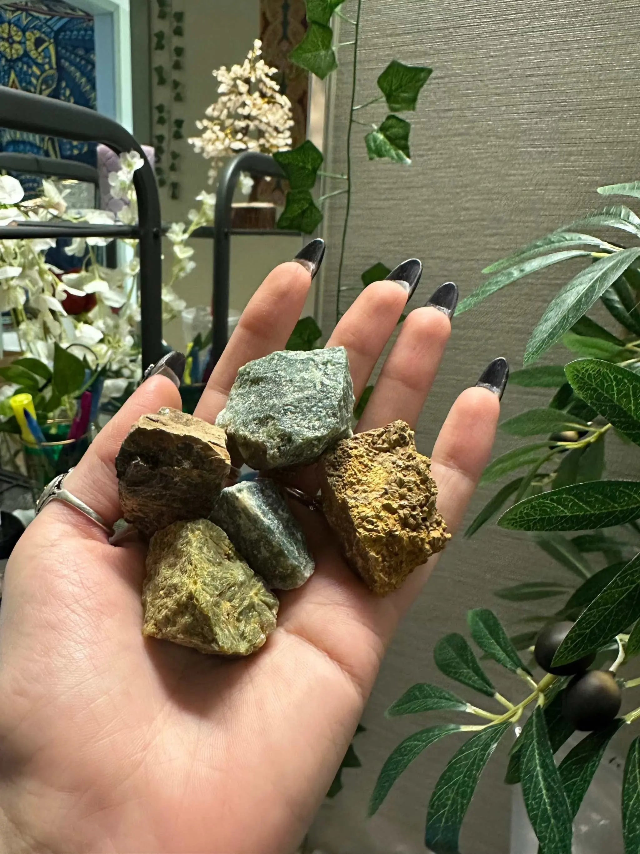 Ocean Jasper Rough Pocket Stone | Jasper | Wiccan Center