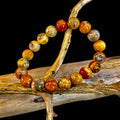 Reiki-Infused Crazy Lace Agate Strength & Stability Bracelet – 10mm Beads (Medium Wrist) | | Wiccan Center