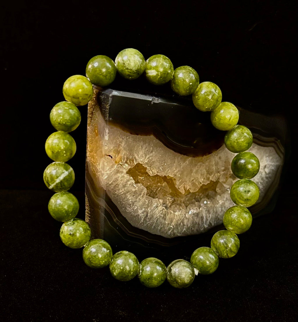 Reiki-Infused Nephrite Jade Bracelet – Abundance, Protection & Harmony | | Wiccan Center