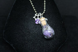 Amethyst Star Keychain Charm Zipper Pull Crystal Witch Witchy Jewelry Witchcraft Metaphysical | Keychain | Wiccan Center