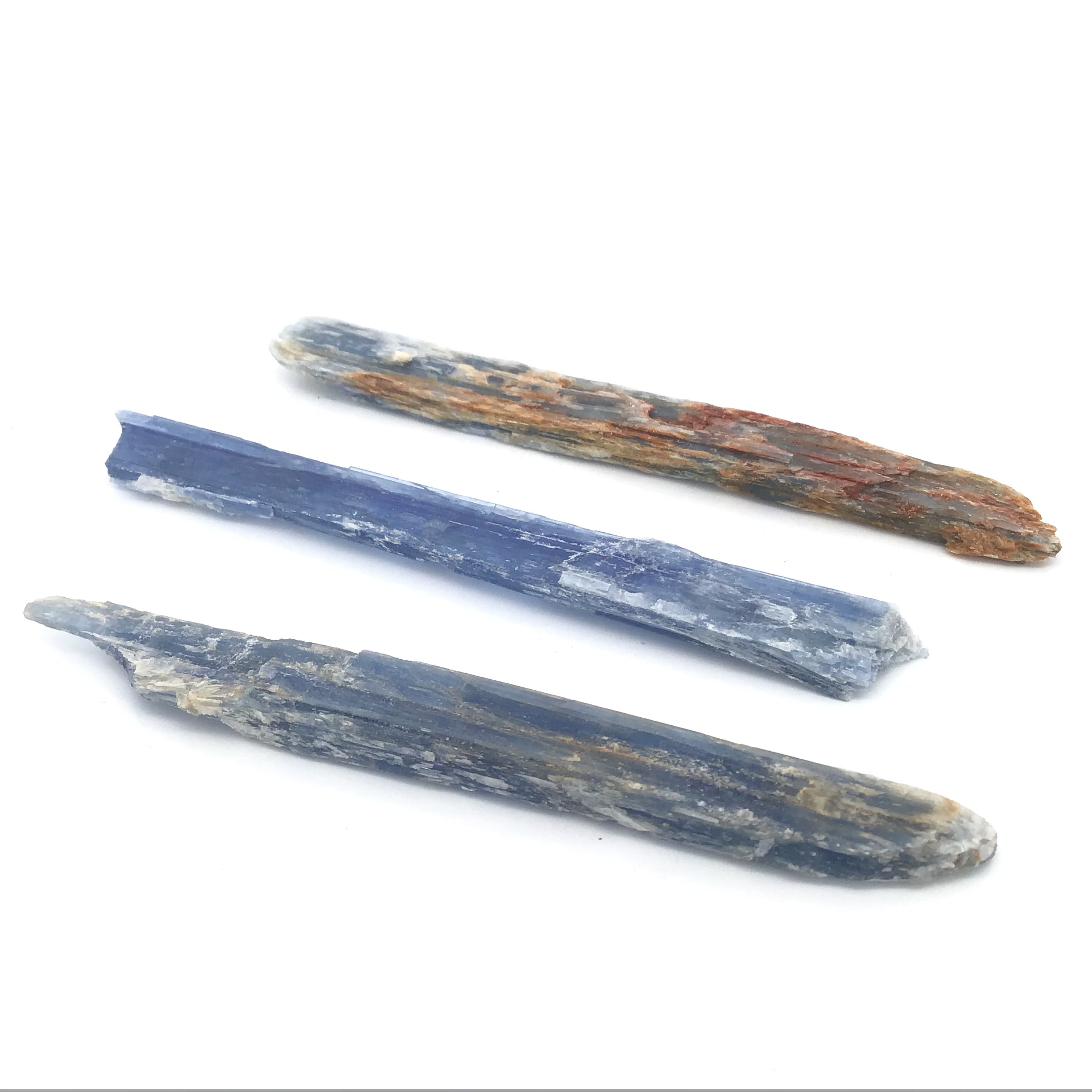 Blue Kyanite Crystal Flat Blade Specimen with Mica Inclusions ~3" Narrow | Crystals & Minerals > Specimens | Wiccan Center