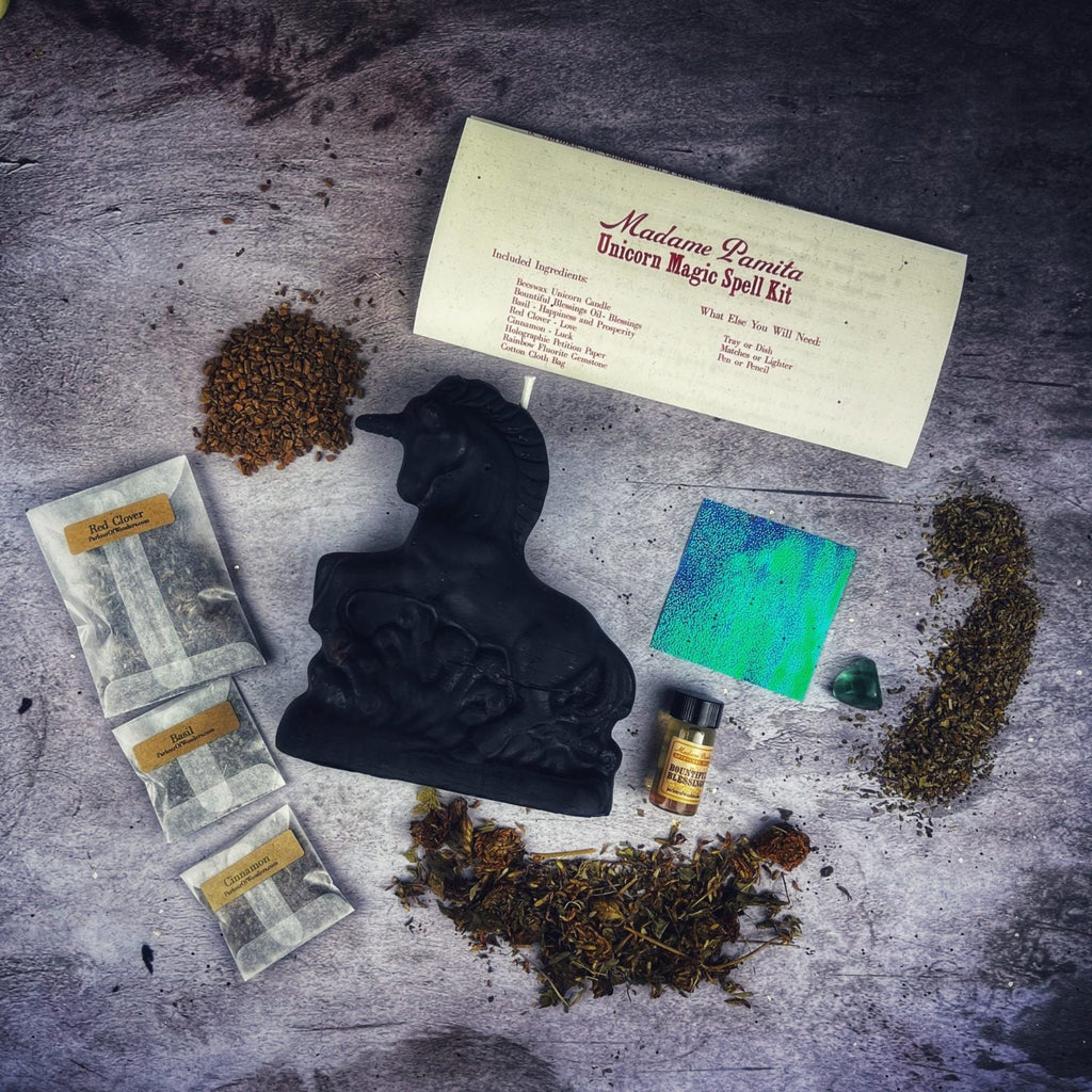 Unicorn Magic Candle Spell Kit - Manifestation & Wishes | Candle Spell Kit | Wiccan Center