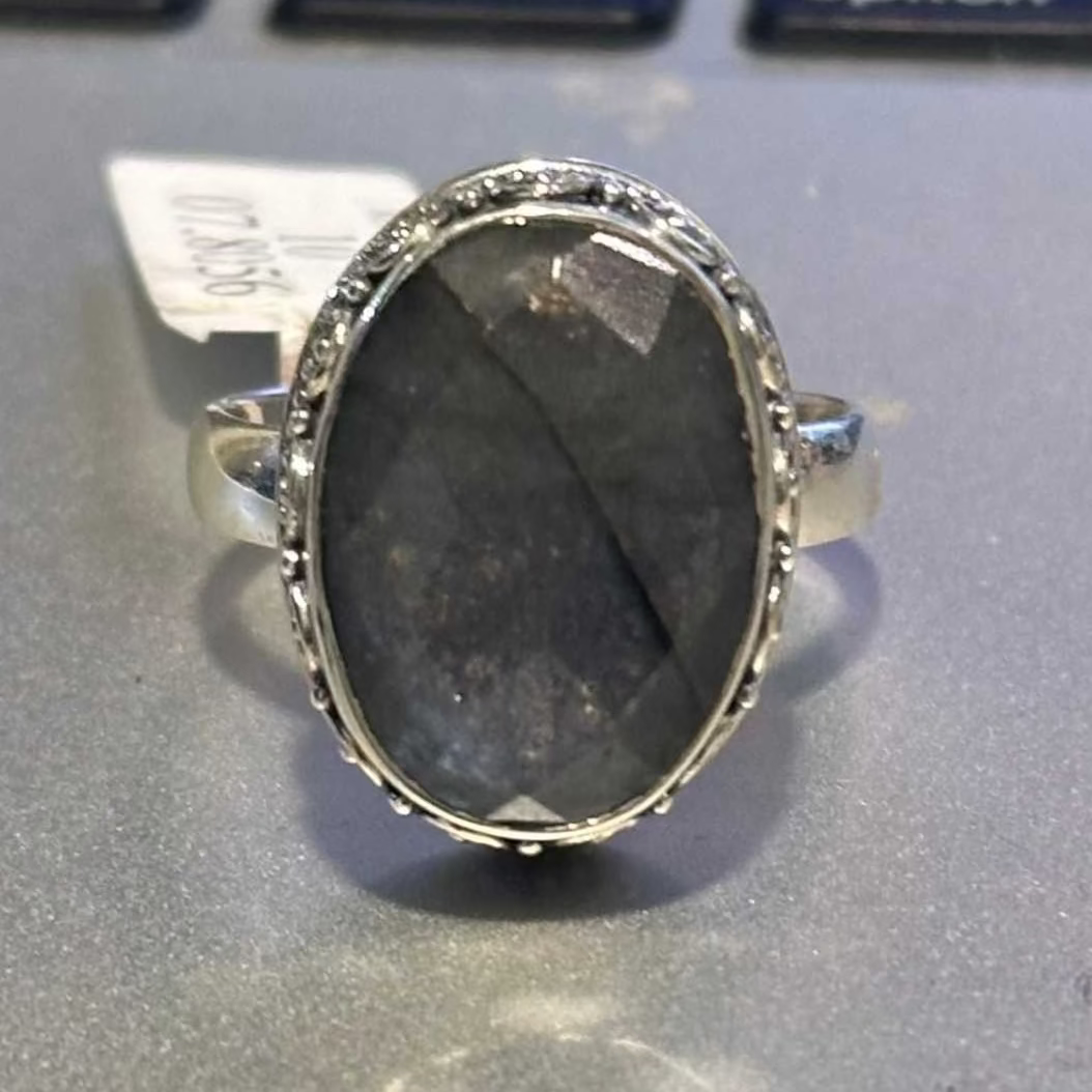 Labradorite Ring Size- 10 (07.8056) | Rings | Wiccan Center