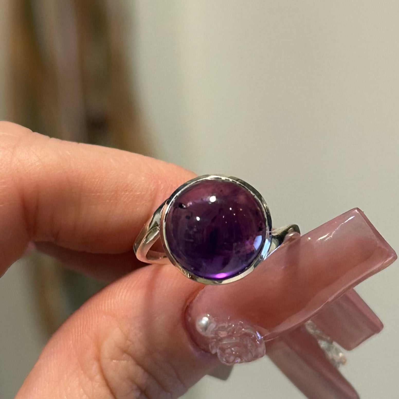 Amethyst Ring Size- 9 (03.7028) | Rings | Wiccan Center