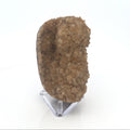 Citrine Druze Stalactite Specimen with Brown Matrix on Lucite Stand | Crystals & Minerals > Specimens | Wiccan Center