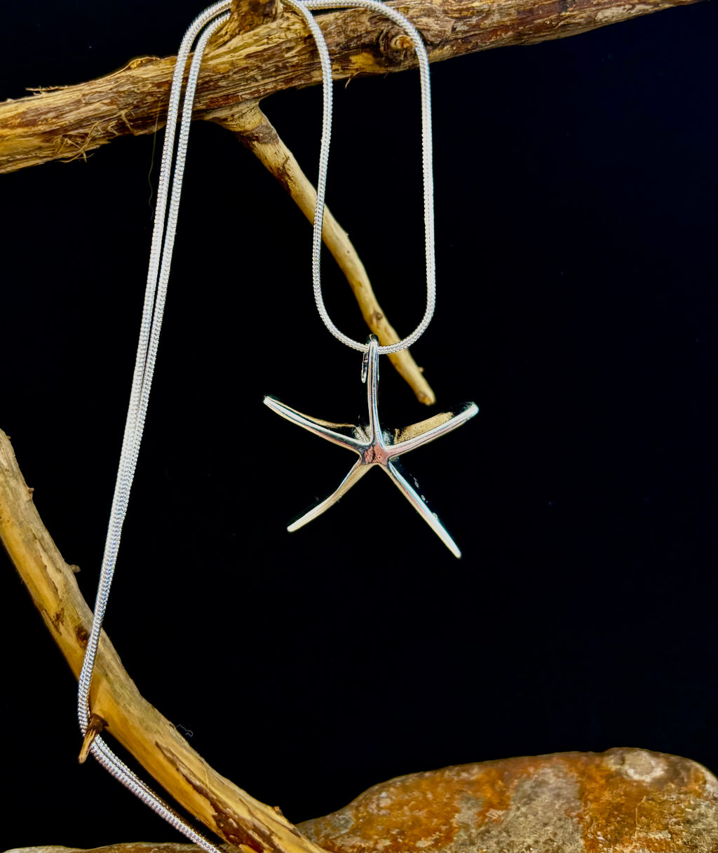 Starfish Necklace – Coastal Charm Necklace | | Wiccan Center