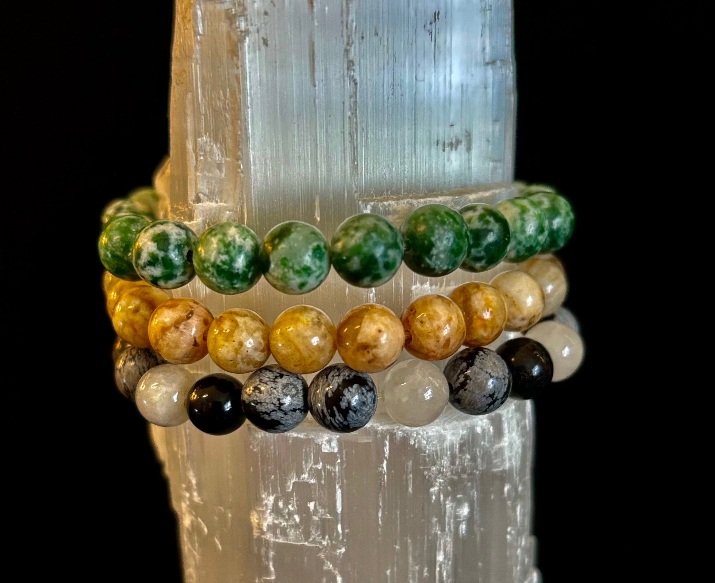 YOLO - Limited Series Stacking Bracelet Set of 3 (Four Unique Options) | | Wiccan Center