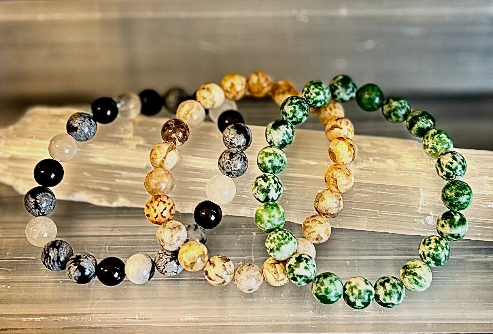YOLO - Limited Series Stacking Bracelet Set of 3 (Four Unique Options) | | Wiccan Center