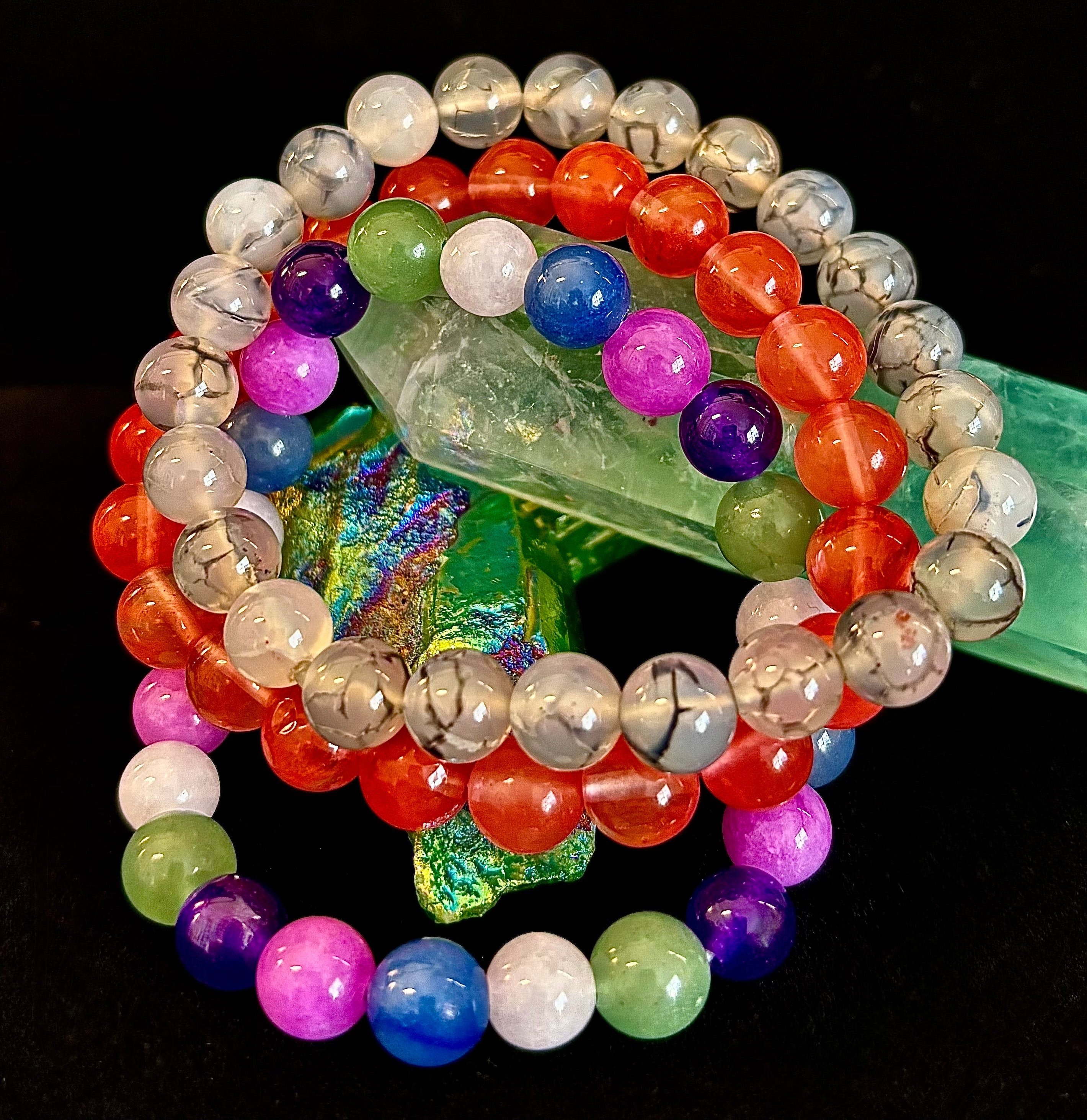 YOLO - Limited Series Stacking Bracelet Set of 3 (Four Unique Options) | | Wiccan Center