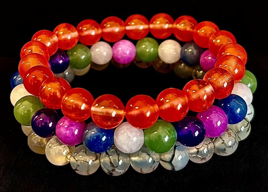 YOLO - Limited Series Stacking Bracelet Set of 3 (Four Unique Options) | | Wiccan Center