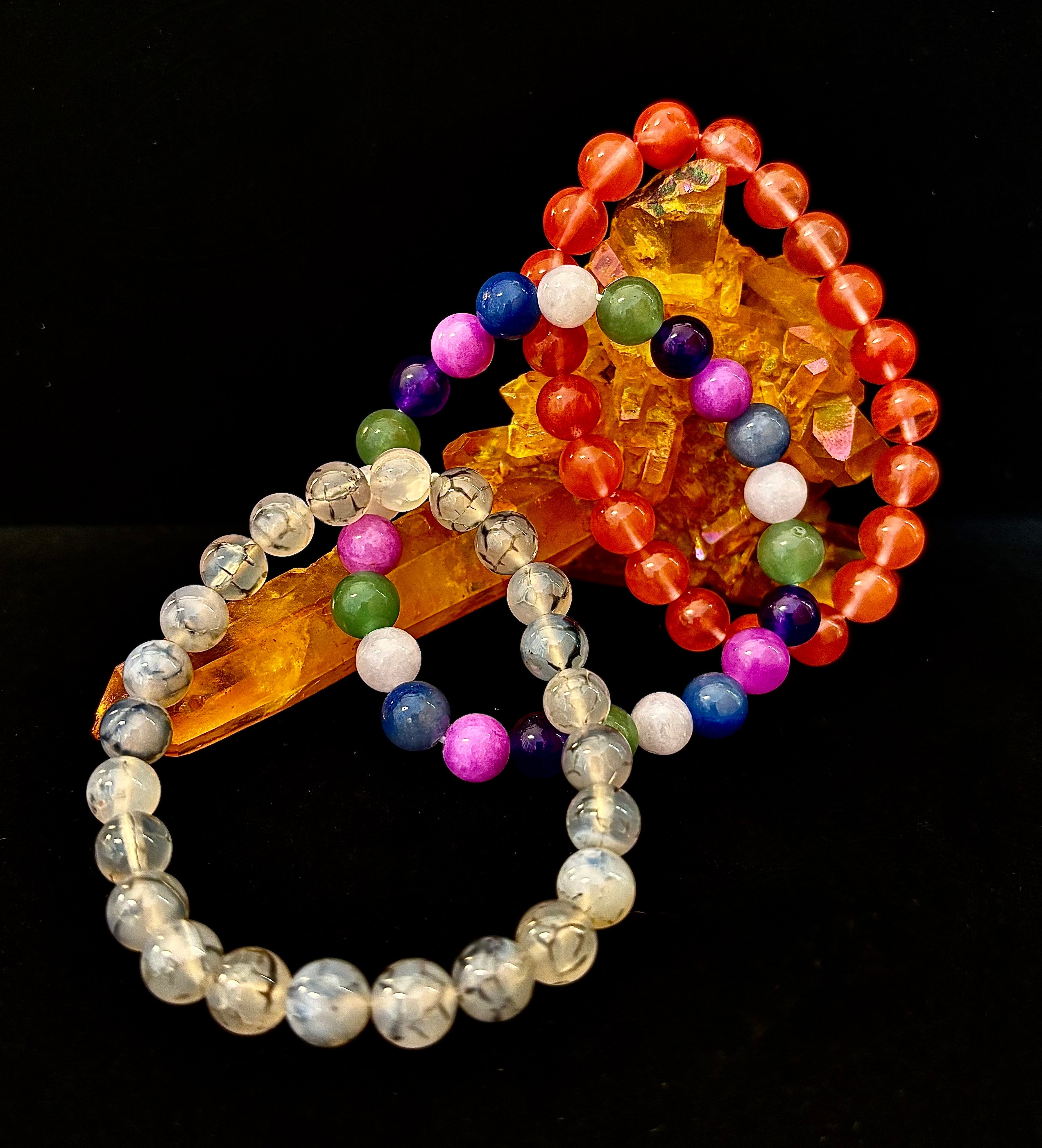 YOLO - Limited Series Stacking Bracelet Set of 3 (Four Unique Options) | | Wiccan Center