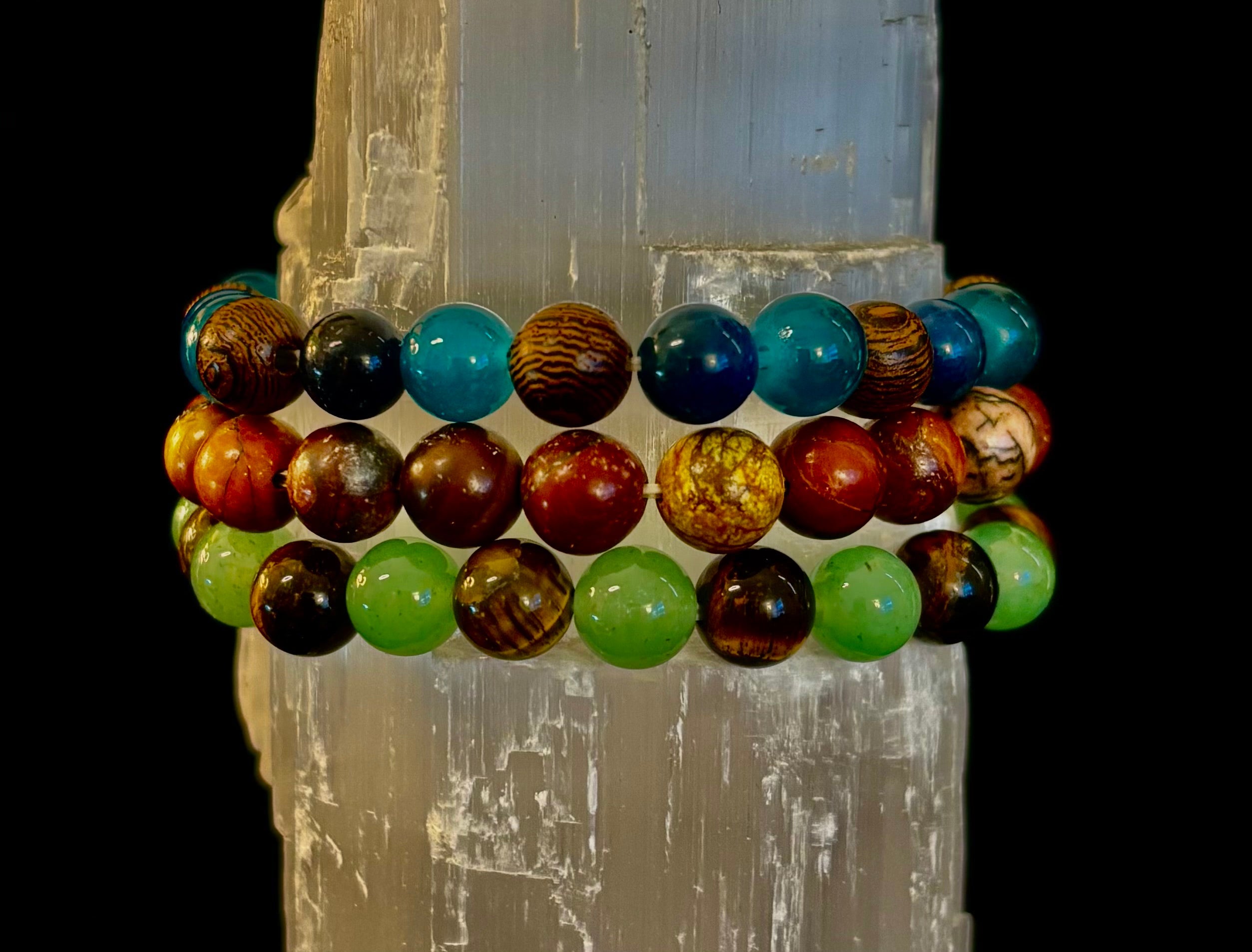 YOLO - Limited Series Stacking Bracelet Set of 3 (Four Unique Options) | | Wiccan Center