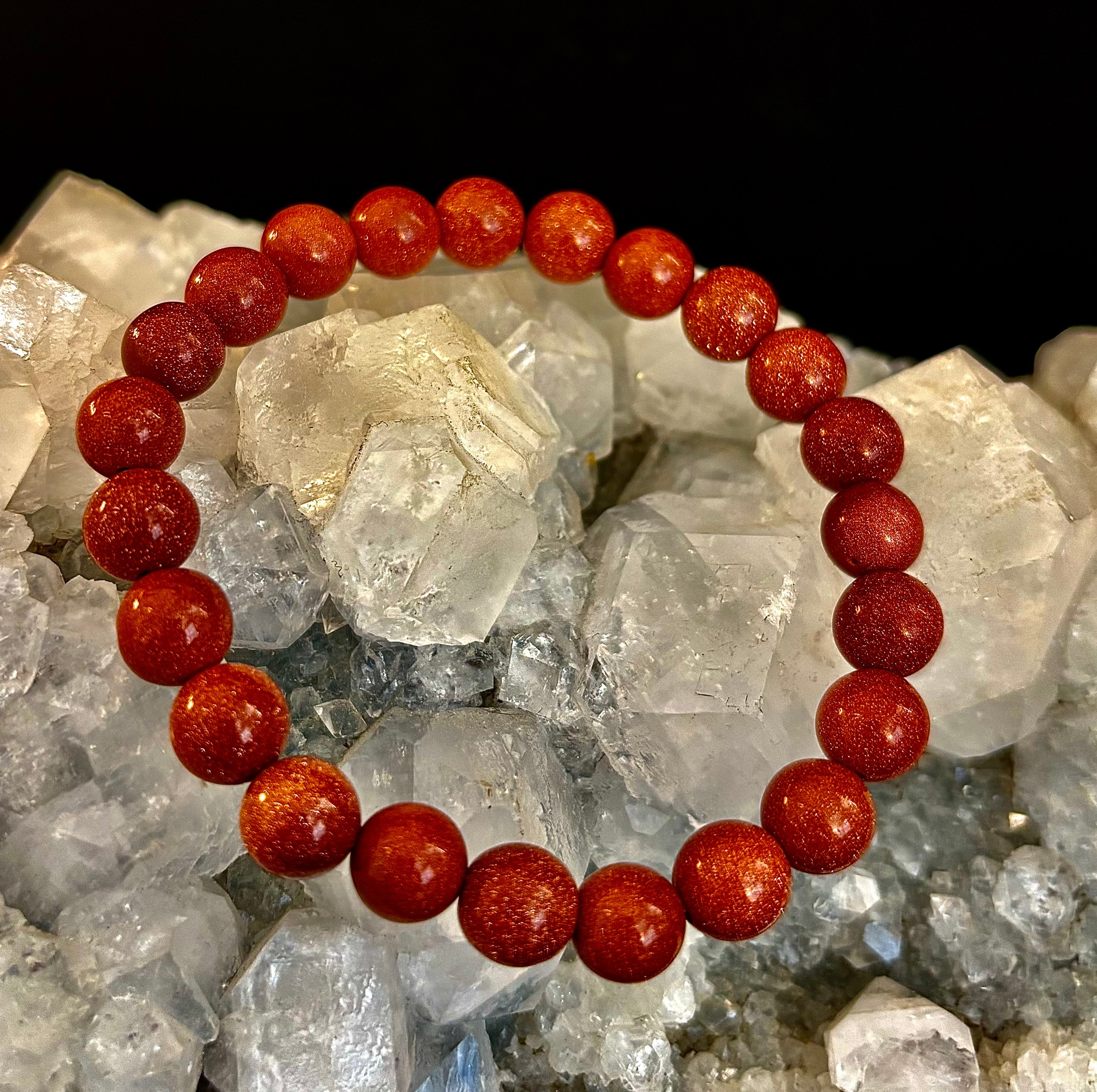 Goldstone Beaded Bracelet – Confidence, Ambition & Positive Energy | | Wiccan Center
