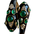 Black Double Headed Snake Bracelet