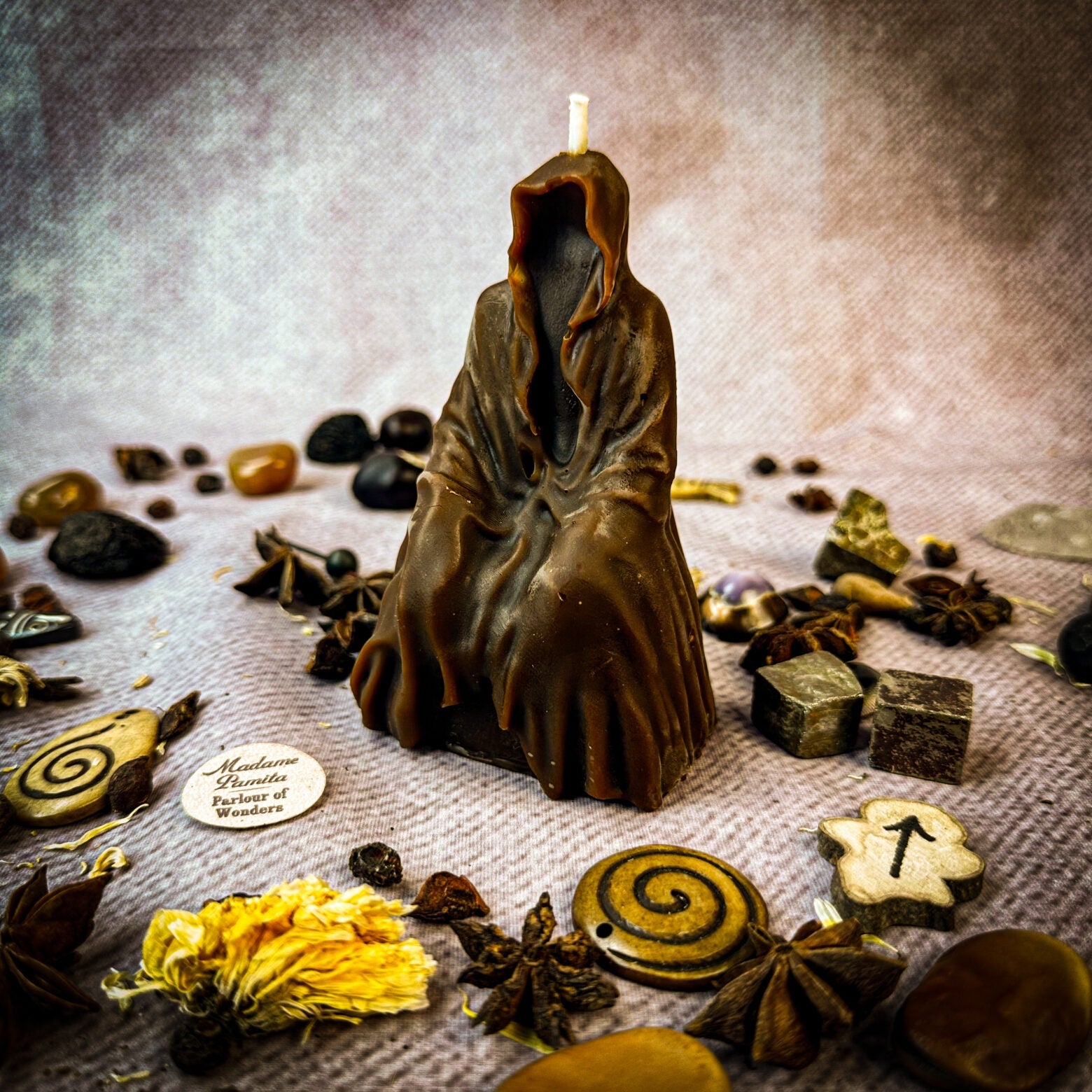Seer Spirit Candle Spell Kit - Psychic Ability & Spirit Realm Connection | Candle Spell Kit | Wiccan Center