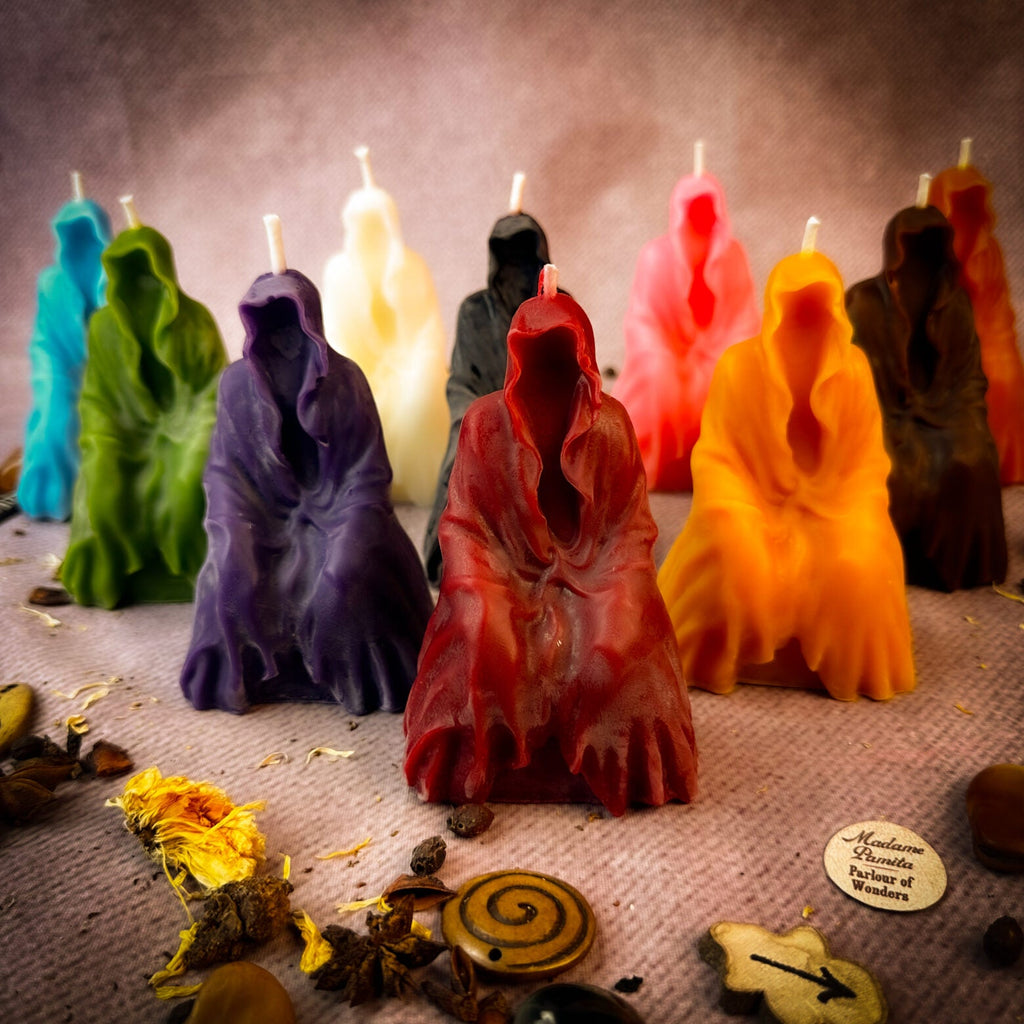 Beeswax Seer Spirit Spell Candle - Psychic Ability & Spirit Realm Connection | Beeswax Candle | Wiccan Center